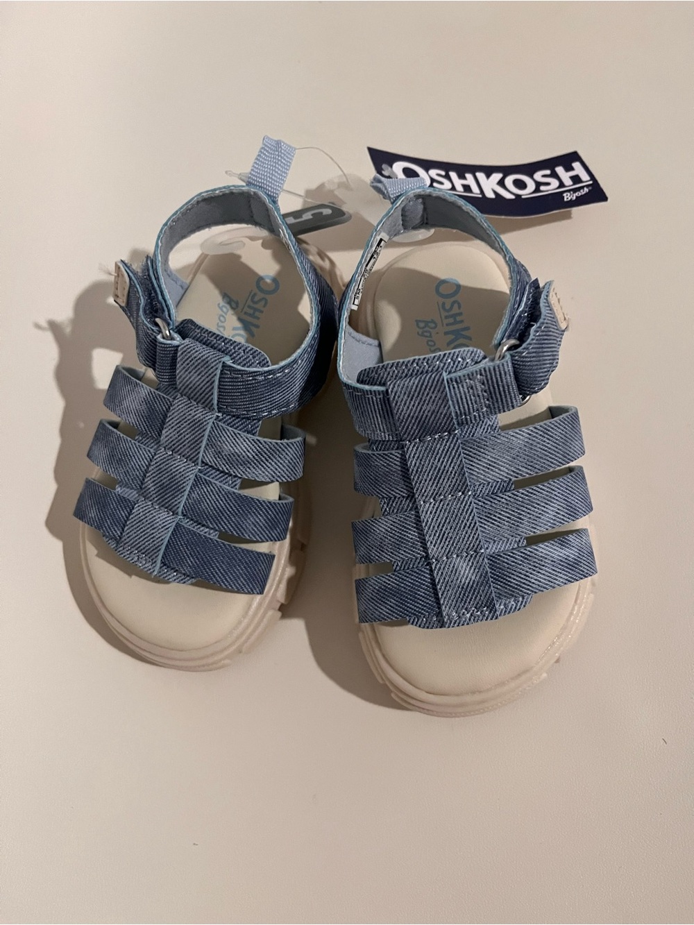 OshKosh B'gosh Light Blue Strappy Toddler Sandals